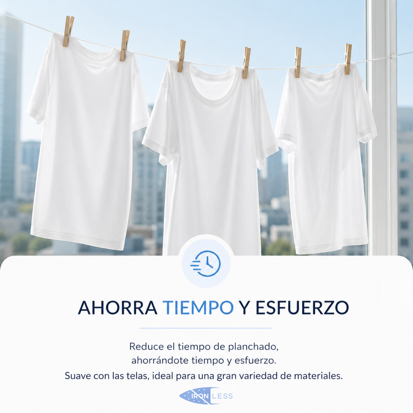 IronLess™ | Ropa Lisa en Segundos