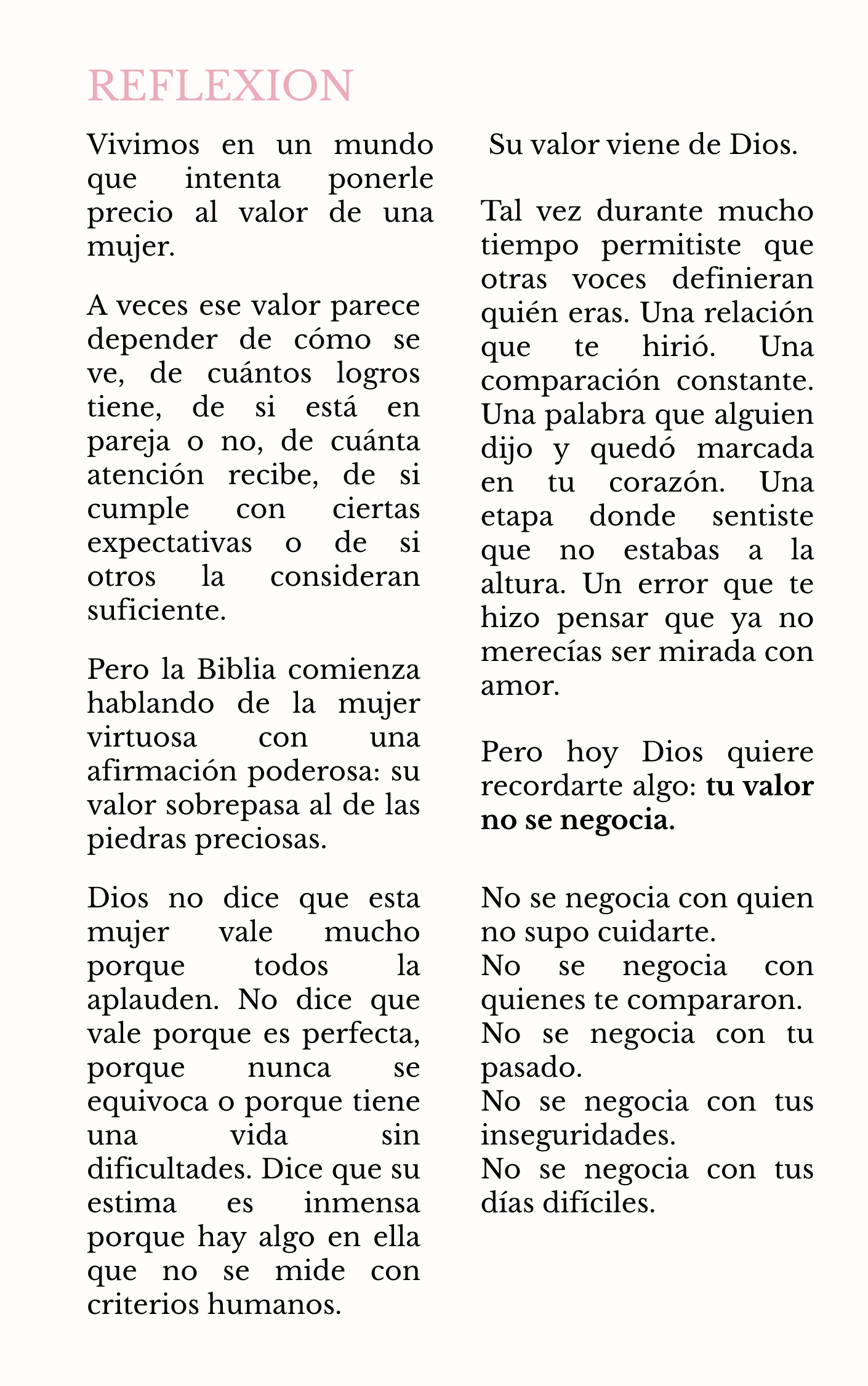 Mujer de Valor | Un devocional para descubrir tu identidad, sanar tu corazón y caminar con propósito