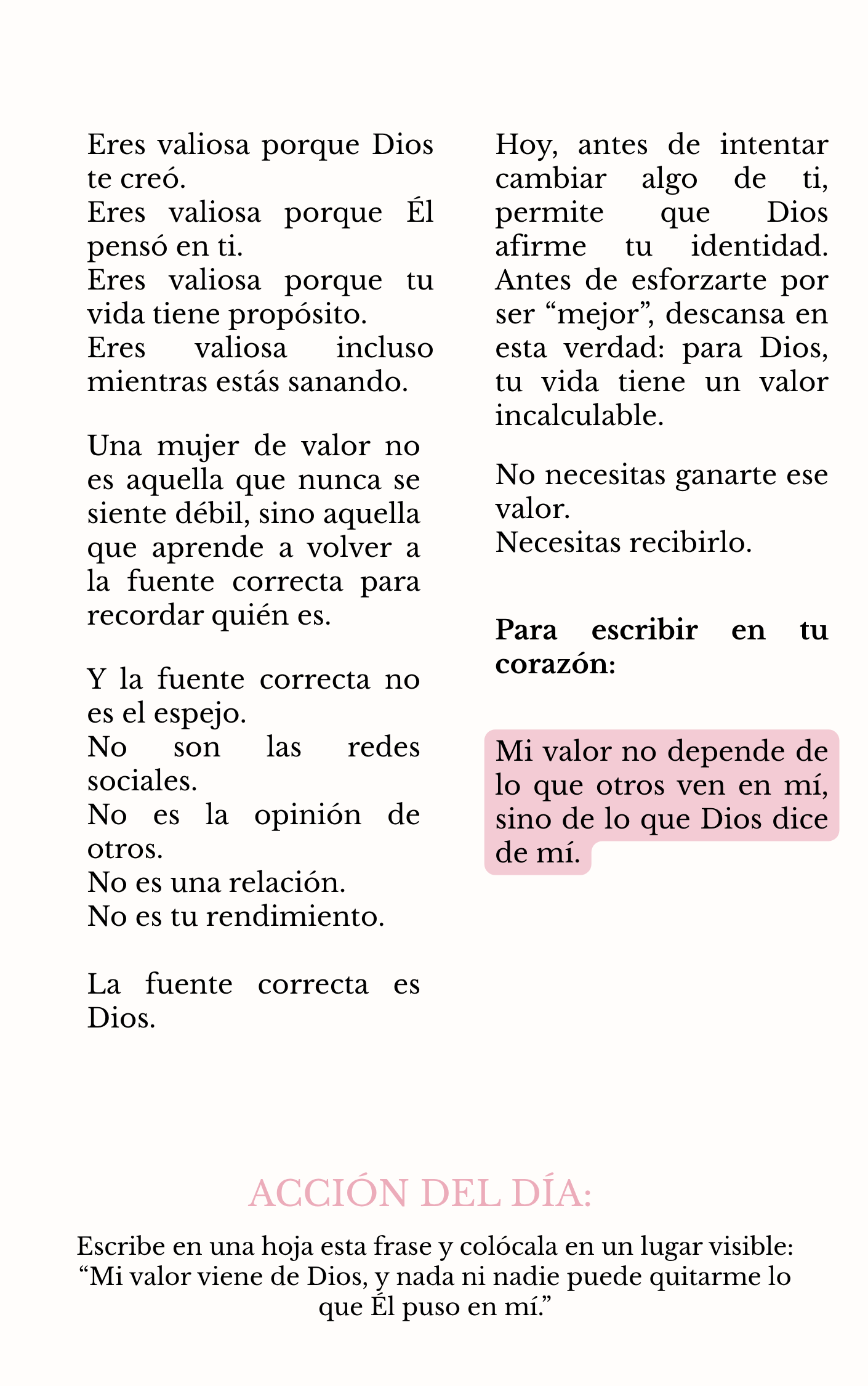 Mujer de Valor | Un devocional para descubrir tu identidad, sanar tu corazón y caminar con propósito